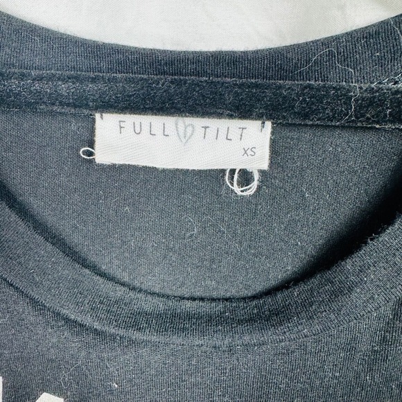 Full Tilt sleeless top NEW YORK graphic black‎ Size XS - Picture 3 of 4